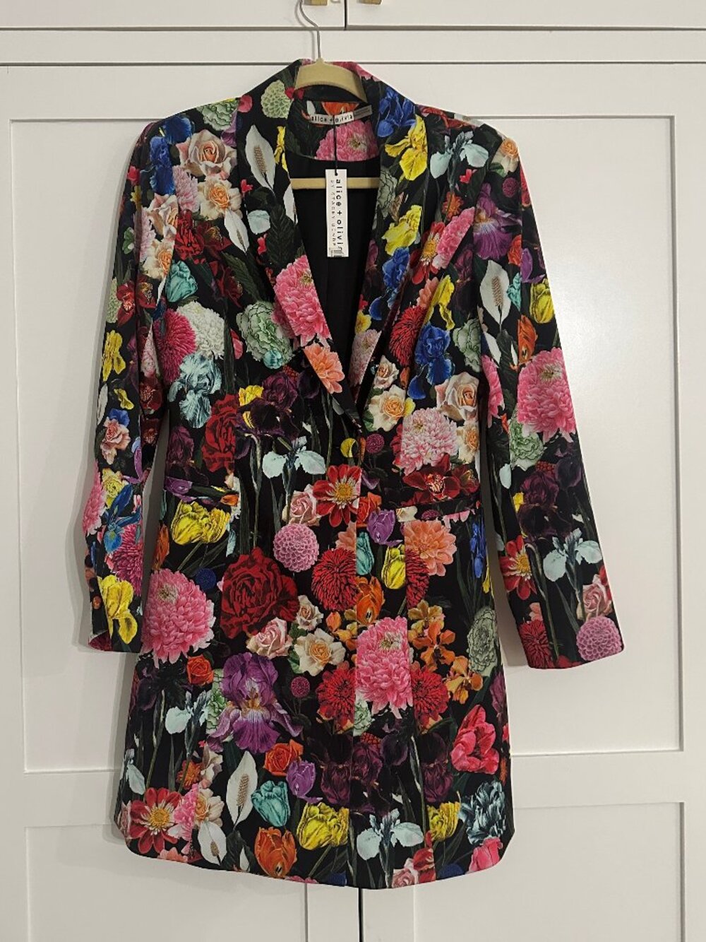 Alice + Olivia Latoya Long Sleeve Blazer Minidress NWT - Picture 6 of 13